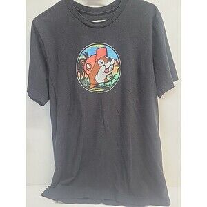 Buc-ee's Black Tshirt Screen-print Short Sleeve Sz XL‎